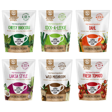 Plantasy Foods Vegan Cuppa Soup Combo Pack (6 Flavours x 25g)